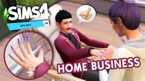 I Made An At Home Spa Business Using The Sims 4 Spa Day Refresh