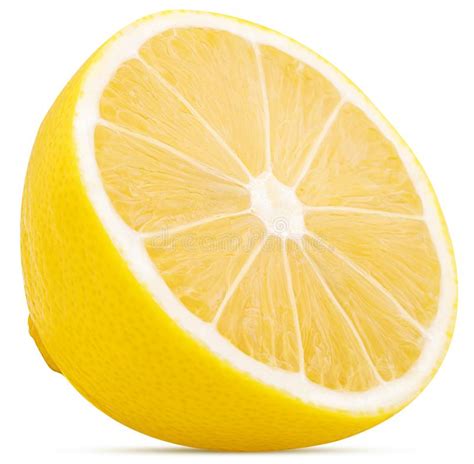 Ripe Lemon Cut In Half Stock Photo Image Of Citrus 102923522
