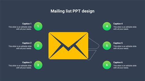 Amazing Mailing List Ppt Design