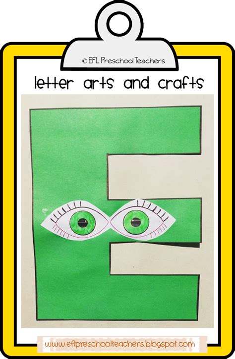 Esl Letter Arts And Crafts Body Unit Letter N Crafts Letter To