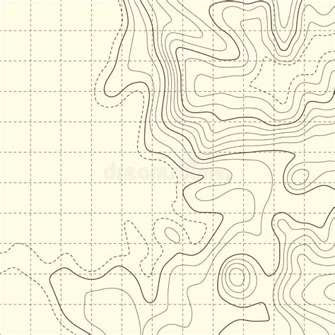 Topographic Map Background Grid Map Pattern Of Contour Lines