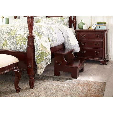 American Drew Cherry Grove 45th 791 481 Traditional Two Step Bed Stool Howell Furniture