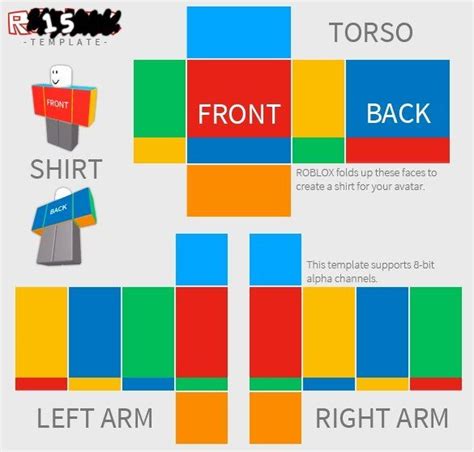 Roblox Shirt Template Example