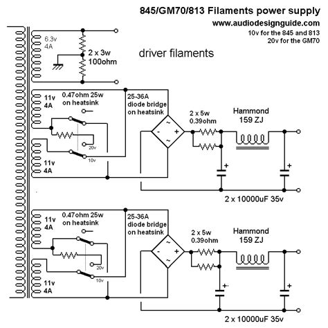 813 Gm70 Amplifier With Bartolucci Transformers Amplifier