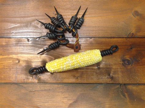 By ogdemigod april 14, 2009. Forged corn cob holder, add something different to your ...