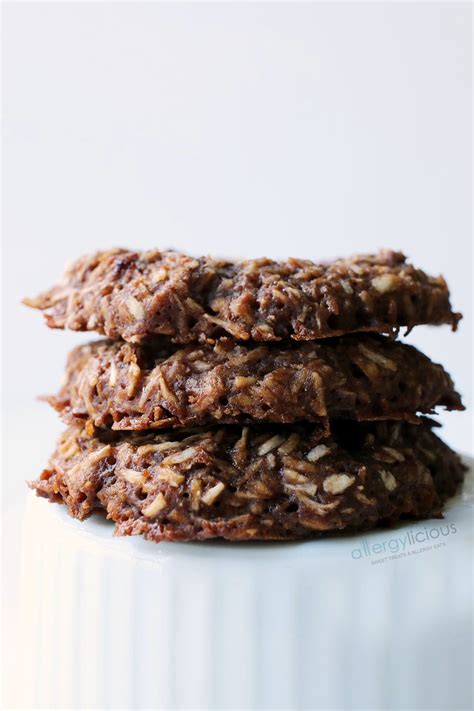 Chocolate Coconut Cookies Vegan Gluten Free · Allergylicious
