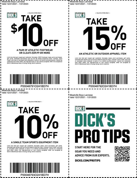 The Best Dicks Sporting Goods Coupons In Store Online Codes