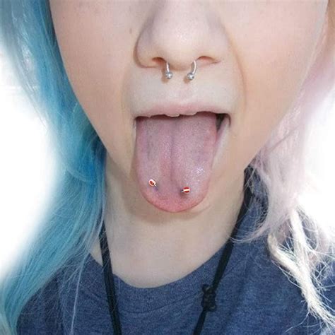 Snake Eye Tongue Rings Piercing Jewelry Glow In The Dark Piece Value Pack Surgical Steel Long