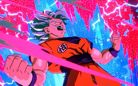 Download Wallpapers 4k Goku Fire Dragon Ball Fighterz Dbzf Dragon Ball For Desktop Free