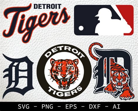 Detroit Tigers Svg Mlb Logo Svg Baseball Team Svg Etsy