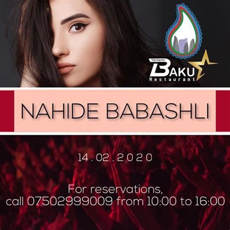 Concert Of Singer Nahide Babashli Baku Restaurant Erbil Irbil