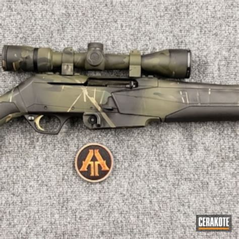 Browning Bar Mk3 Rifle In A Custom Cerakote Camo Finish By Web User