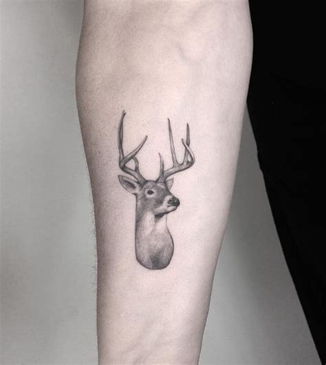 Astounding Small Deer Tattoo On Arm Small Deer Tattoos Small