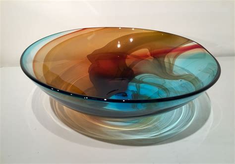 Horizon Bowl Glass Art Decorative Bowls Sculpture