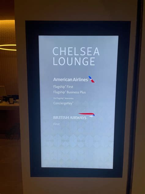 Review Chelsea Lounge New York Jfk First Class Lounge For American