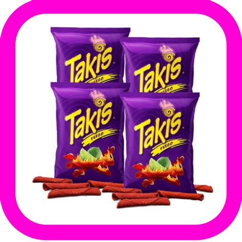 Takis Fuego Extreme Spicy Chips Hot Chili Pepper And Lime Tortilla