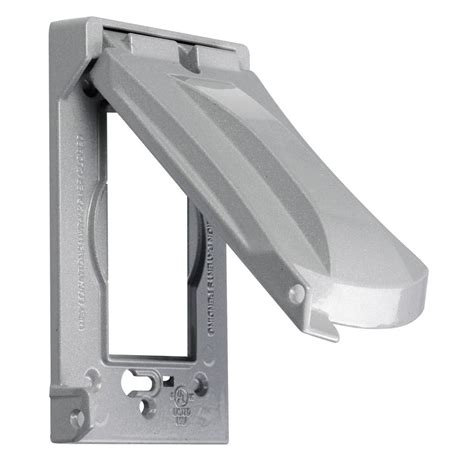 How do you control the second light? TayMac 1-Gang Rectangle Metal Weatherproof Electrical Box ...