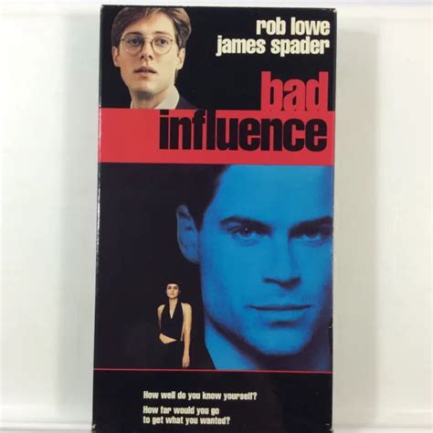 bad influence vhs 1990 rob lowe james spader 18 34 picclick