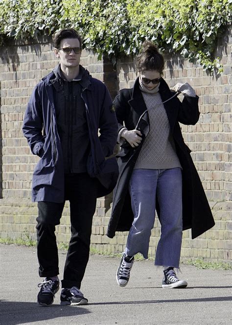 Lily James With Boyfriend Matt Smith - Out in London, UK March 2017 