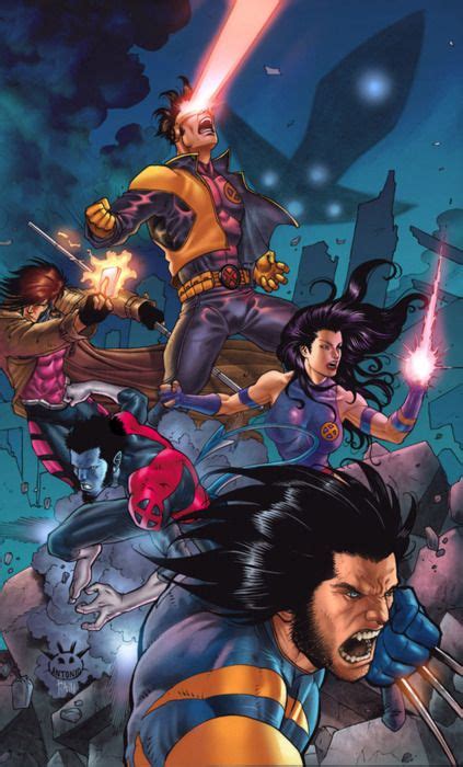 Cyclops Gambit Psylocke Nightcrawler Wolverine