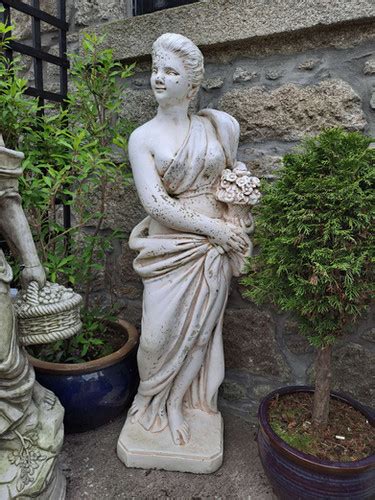 Painted Lady Garden Statue Strichen Antiques