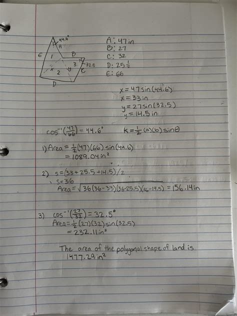 can someone please help me find the area or verify if my work or correct r calculus