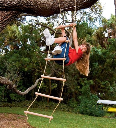 Sturdy Rope Ladder For Indoor Rope Ladder Backyard Trampoline