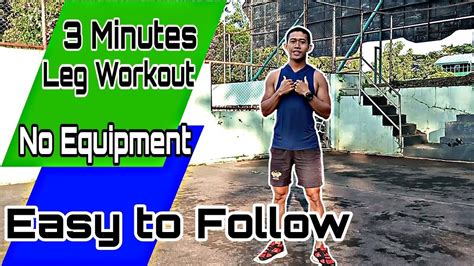 3 Min Program Latihan Otot Kaki Tanpa Alat Mudah Dilakukan Easy Leg