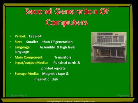 5 Generations Of Computer