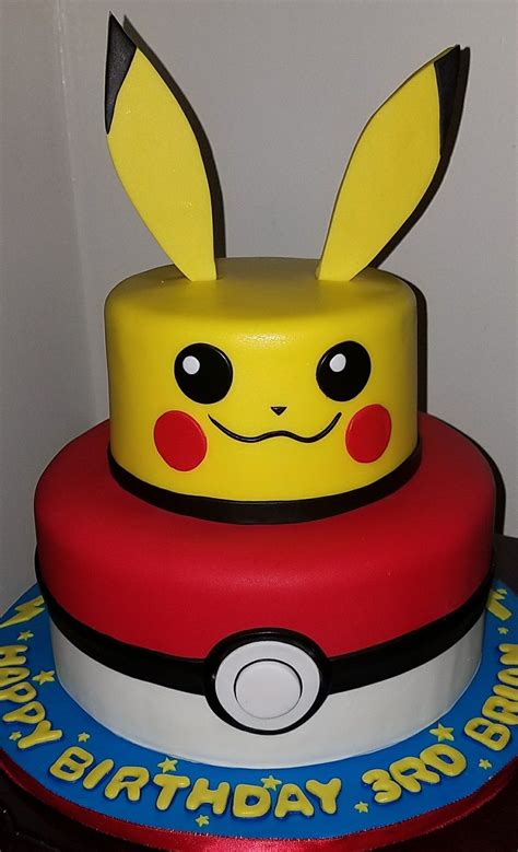 pikachu cake pokemon birthday cake pikachu