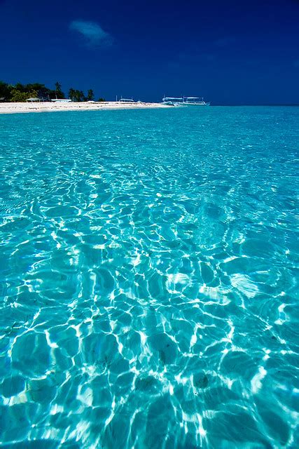 Caribbean Blue Water Beside A White Sand Beach In Bohol Flickr