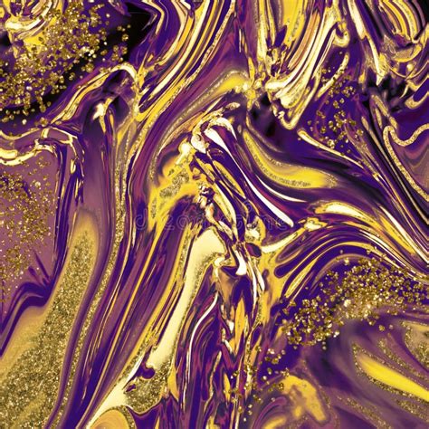 Luxury Liquid Gold Textures Gold Sparkling Digital Paper Marbling