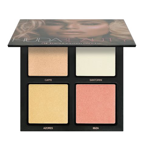 The Huda Beauty 3d Highlighter Palette Is What Instagram Dreams Are