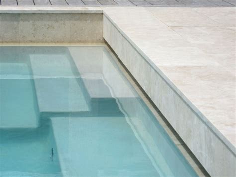 Ivory Pool Coping Travertine Pavers Houston Pools Backyard Inground