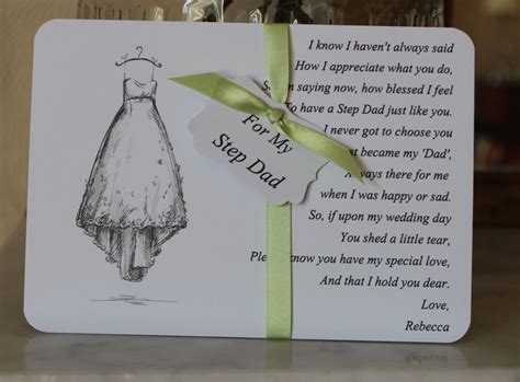 Young father or stepfather and daughter isolated on white background young father or stepfather. STEP DAD-Step Father-Bride-Thank You Card-Poem-Personalised-Wedding-White Card | Dad wedding ...