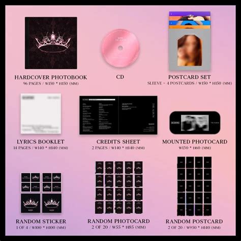 Blackpink 1st Full Album The Album 블랙핑크 블랙 핑크 핑크