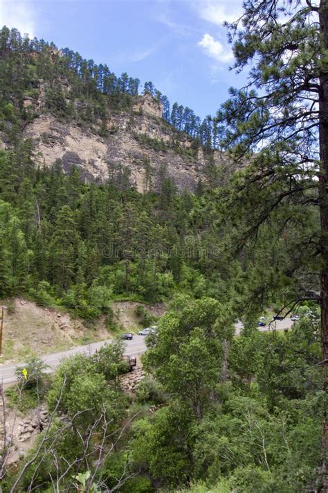 Spearfish Canyon In Summer South Dakota Stock Image Image Of Curve