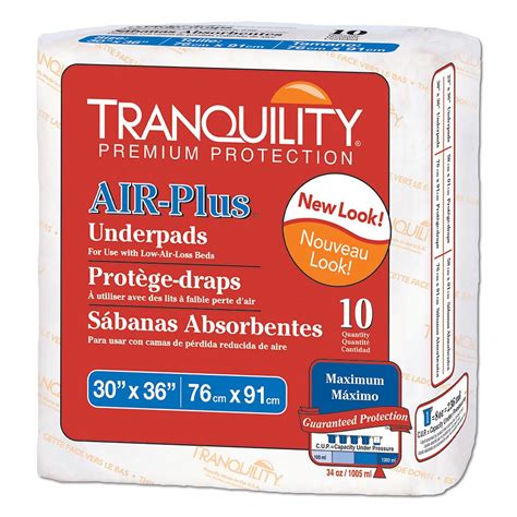 Tranquility Air Plus Underpads 30 X 36 Inch Walgreens