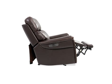 Arula Chocolate Leather Rocker Recliner Bob Mills Furniture