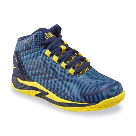 Everlast® Boys Dribble Blueyellow High Top Basketball Shoe Shop