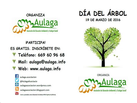 Though usually observed in the spring, the date varies, depending on climate and suitable planting season. Aulaga: Día del Árbol 2016