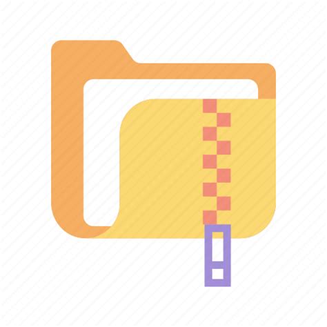 Archive file, archive zip, folder, zip extension, zip folder icon - Download on Iconfinder