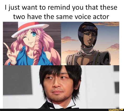 Ijust Want To Remind You That These Two Have The Same Voice Actor