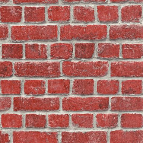 Find vectors of red brick. Rasch House Brick Pattern Wallpaper Faux Effect Realistic ...