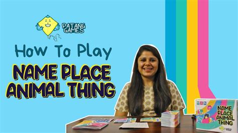 Name Place Animal Thing Card Game How To Play Youtube