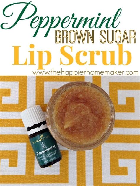 Homemade Peppermint Brown Sugar Lip Scrub The Happier Homemaker