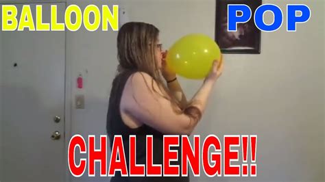 Balloon Pop Challenge Youtube