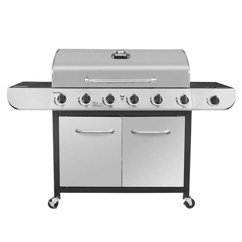 Get The Royal Gourmet Silver 5 Burner Liquid Propane Gas Grill With 1