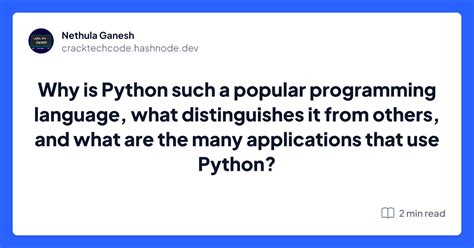 Python The Versatile And Popular Programming Language