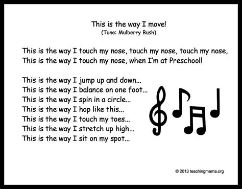 10 Preschool Transitions Songs And Chants To Help Your Day Run